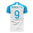 Marseille 2020-2021 Home Concept Football Kit (Libero) (BENEDETTO 9)