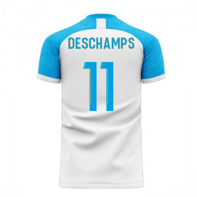 Marseille 2020-2021 Home Concept Football Kit (Libero) (DESCHAMPS 11)