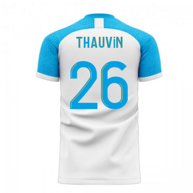 Marseille 2020-2021 Home Concept Football Kit (Libero) (THAUVIN 26)