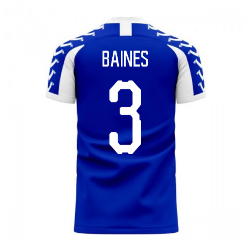 Merseyside 2020-2021 Home Concept Football Kit (Viper) (BAINES 3)
