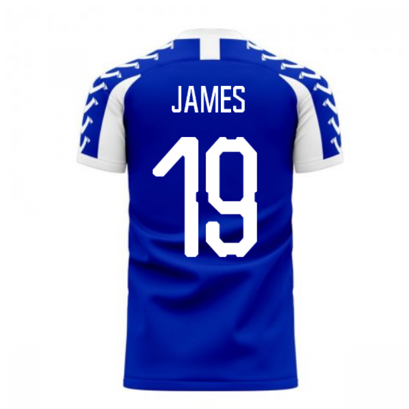 Merseyside 2020-2021 Home Concept Football Kit (Viper) (James 19)