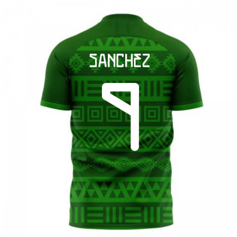 Mexico 2020-2021 Home Concept Football Kit (Libero) (SANCHEZ 9)