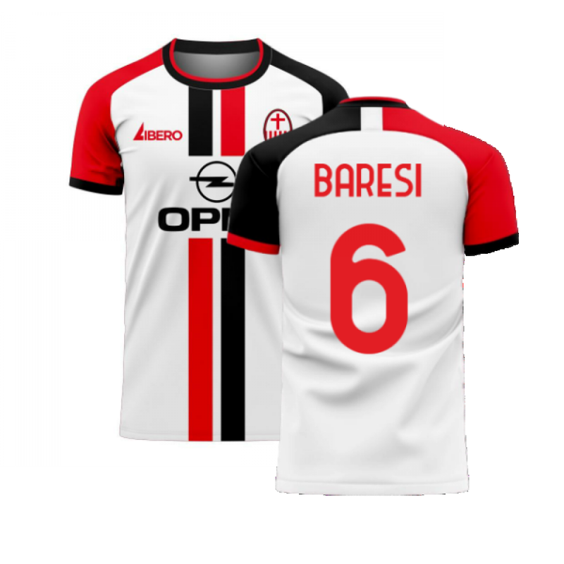 Milan 2022-2023 Away Concept Football Kit (Libero) (BARESI 6)