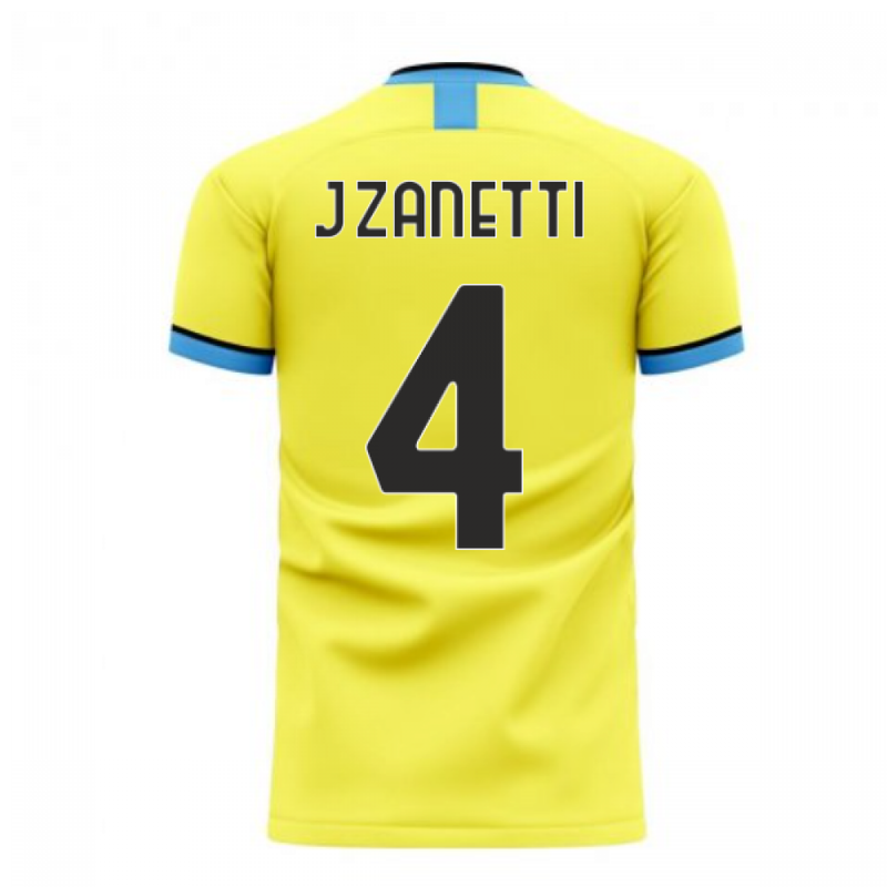 Nerazzurri Milan 2020-2021 Away Concept Football Kit (Libero) (J.ZANETTI 4)