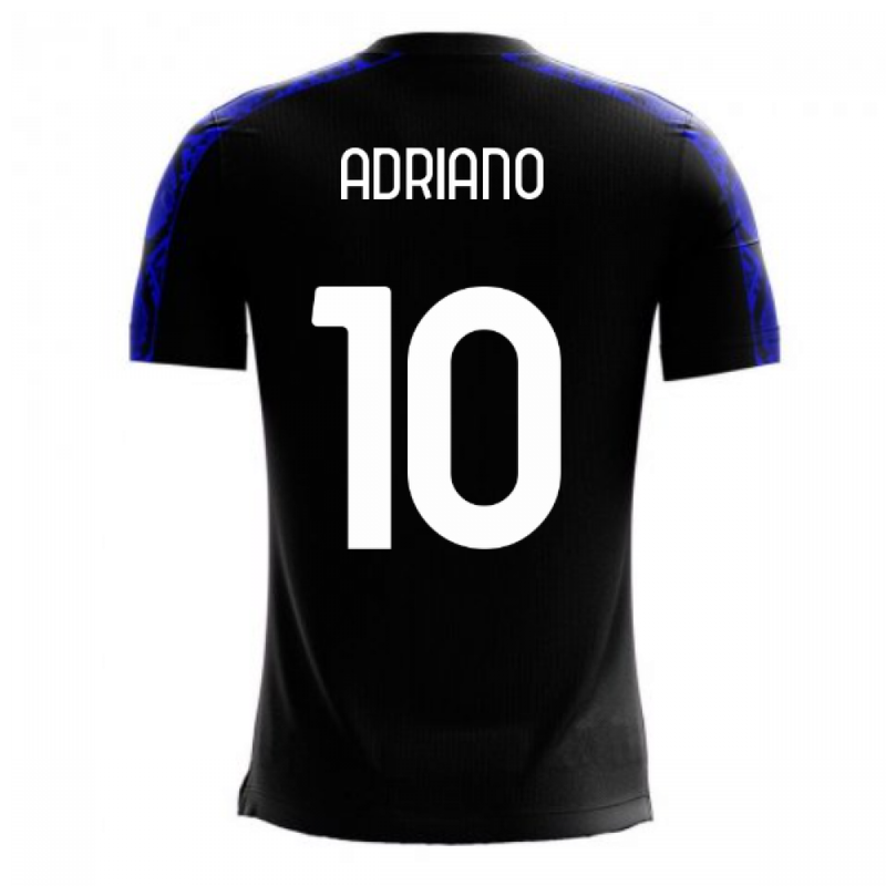 Nerazzurri Milan 2020-2021 Home Concept Football Kit (Libero) (ADRIANO 10)