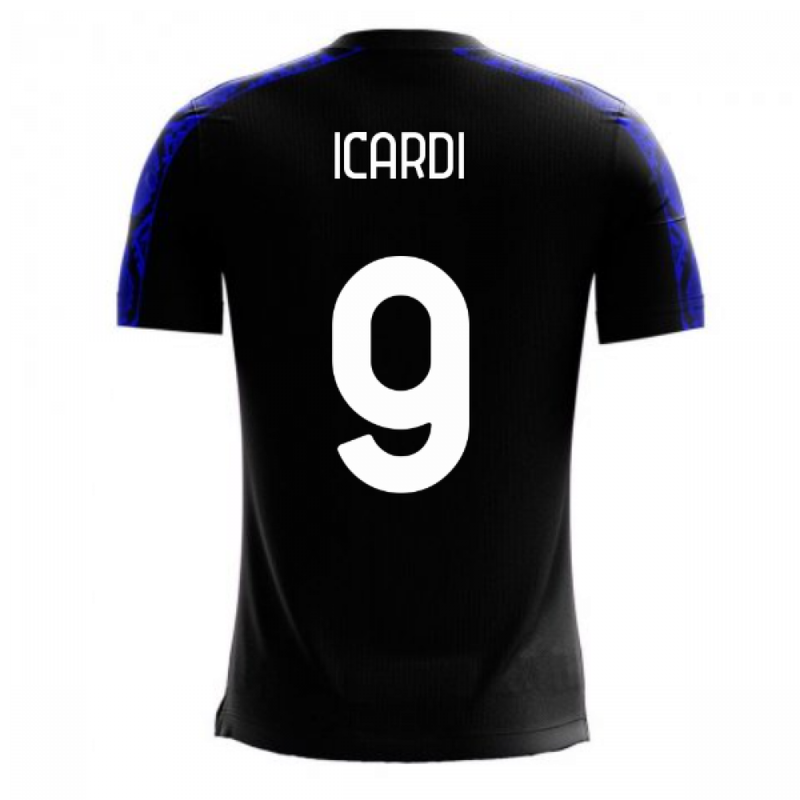 Nerazzurri Milan 2020-2021 Home Concept Football Kit (Libero) (ICARDI 9)