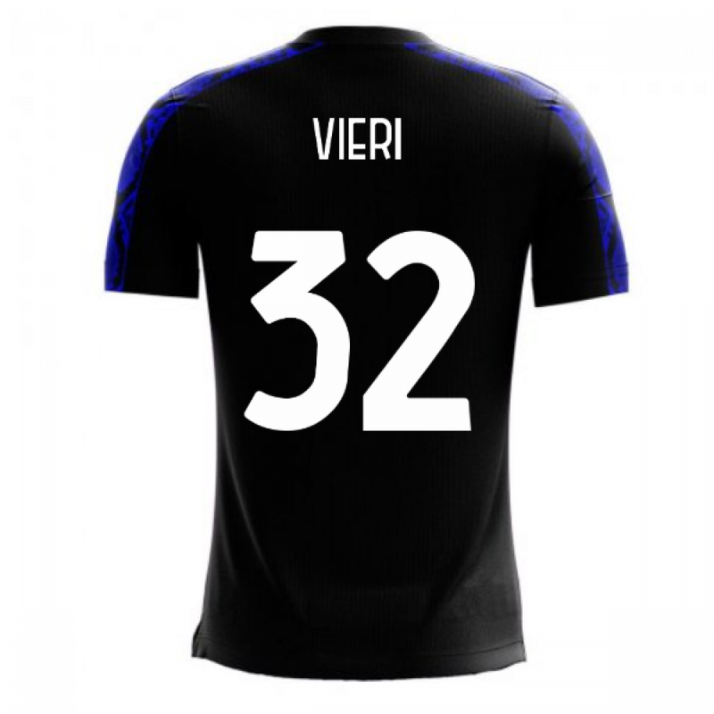 Nerazzurri Milan 2020-2021 Home Concept Football Kit (Libero) (VIERI 32)