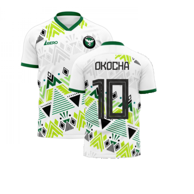 Nigeria 2020-2021 Away Concept Football Kit (Libero) (OKOCHA 10)