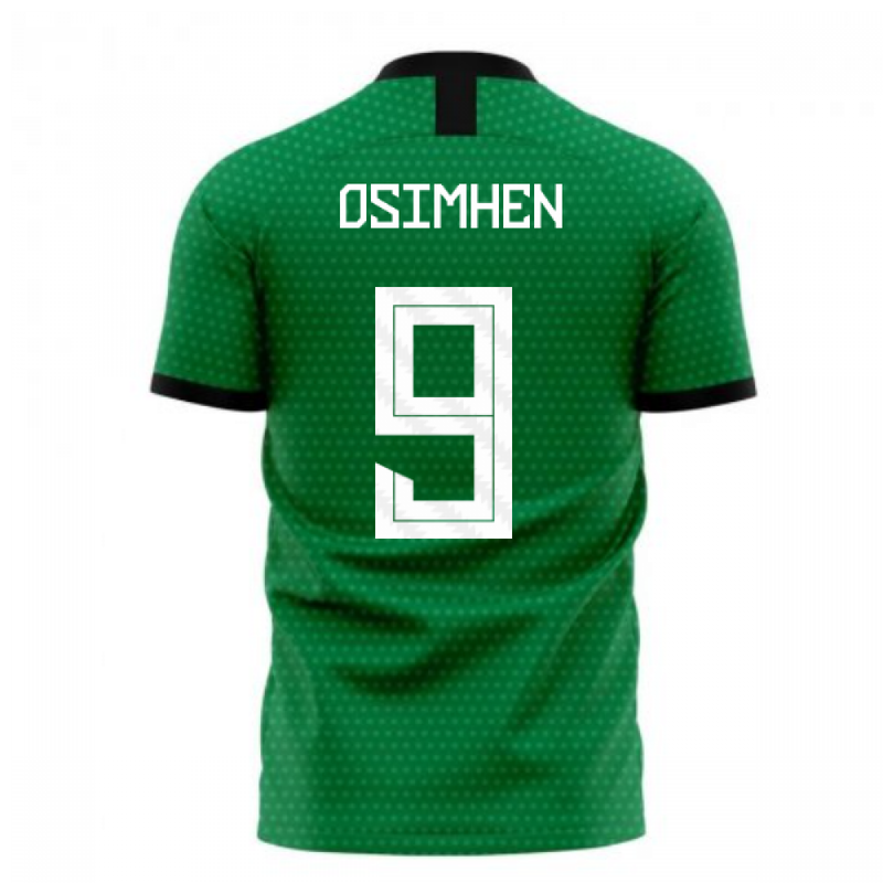 Nigeria 2020-2021 Home Concept Football Kit (Libero) (OSIMHEN 9)