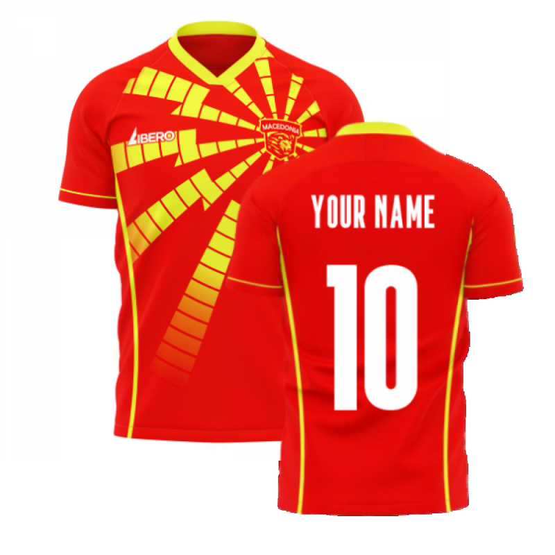 North Macedonia 2020-2021 Home Concept Shirt (Libero) (Your Name)