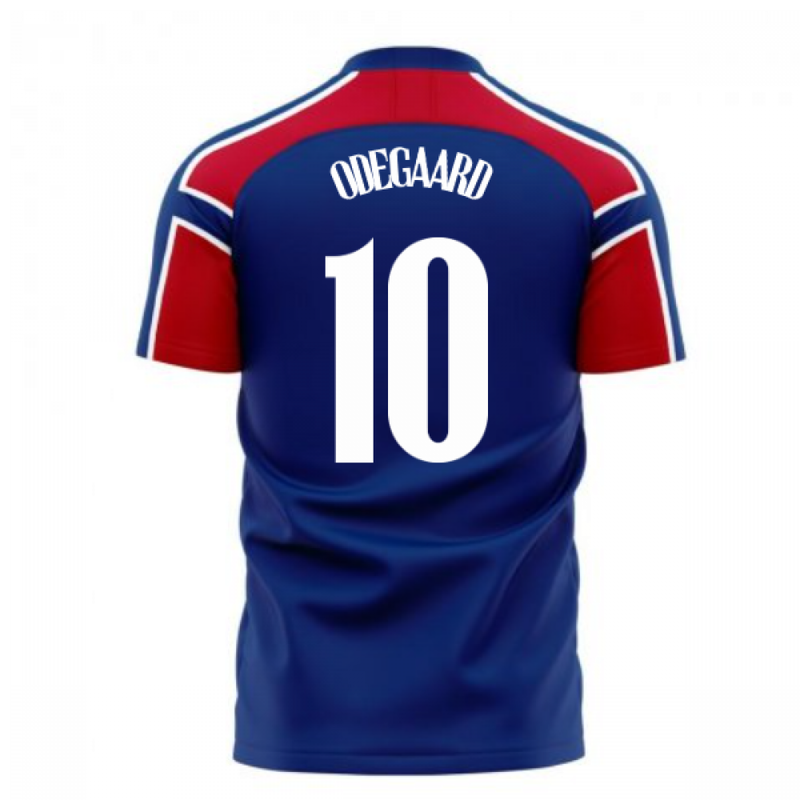 Norway 2020-2021 Away Concept Football Kit (Libero) (ODEGAARD 10)