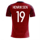 Norway 2020-2021 Home Concept Football Kit (Airo) (HENRIKSEN 19)