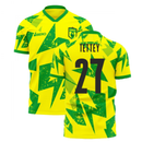 Norwich 2020-2021 Home Concept Football Kit (Libero) (Tettey 27)