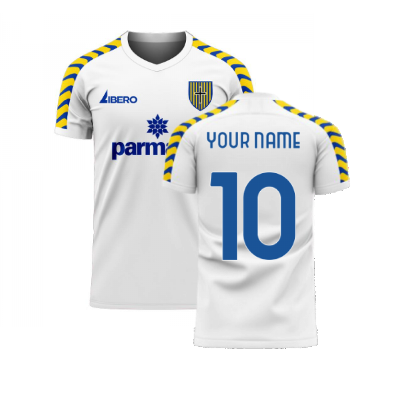 Parma 2020-2021 Home Concept Football Kit (Libero) (Your Name)