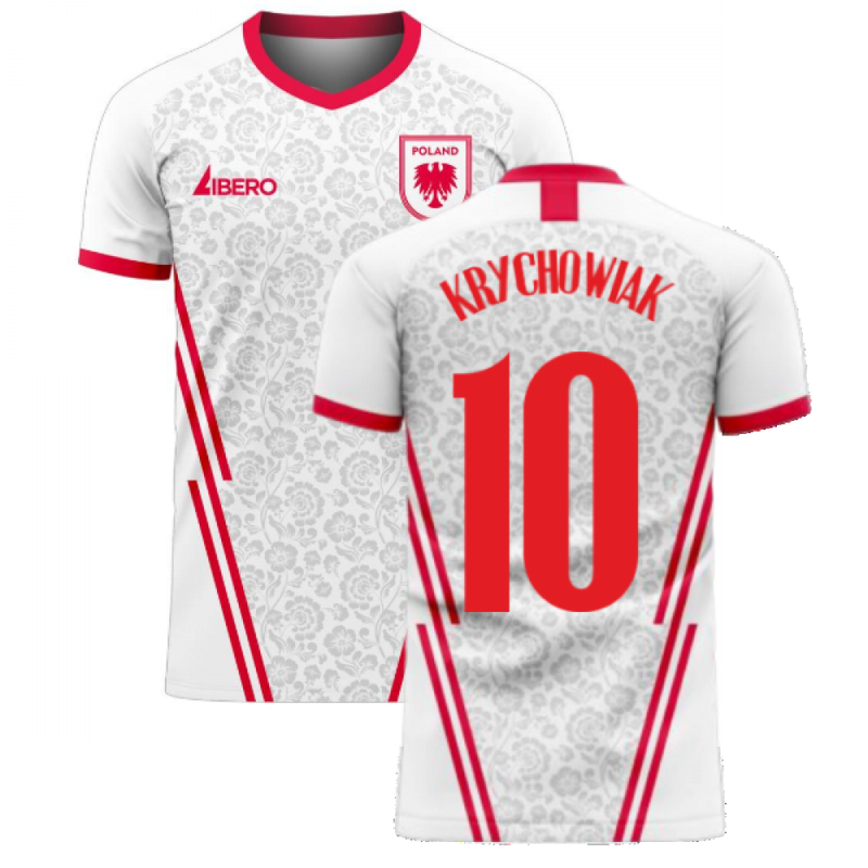 Poland 2020-2021 Home Concept Football Kit (Libero) (KRYCHOWIAK 10)