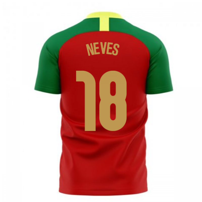 Portugal 2020-2021 Home Concept Football Kit (Airo) (Neves 18)