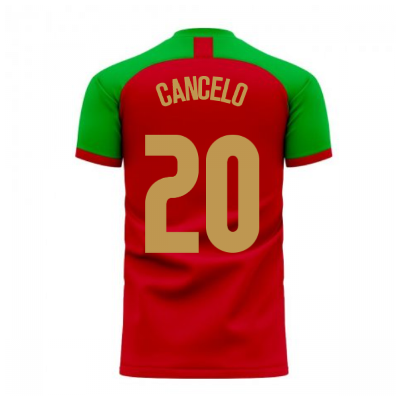 Portugal 2020-2021 Home Concept Football Kit (Fans Culture) (Cancelo 20)