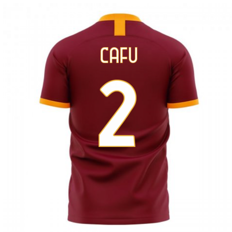 Roma 2020-2021 Home Concept Football Kit (Libero) (CAFU 2)