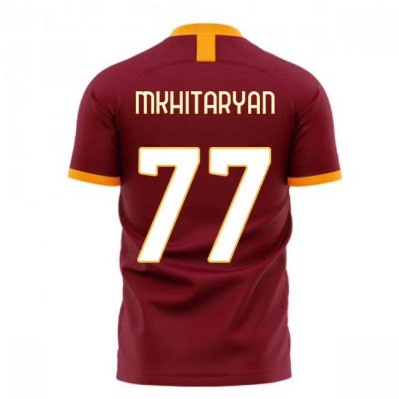 Roma 2020-2021 Home Concept Football Kit (Libero) (MKHITARYAN 77)