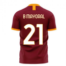 Roma 2020-2021 Home Concept Football Kit (Libero) - No Sponsor (B MAYORAL 21)