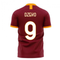 Roma 2020-2021 Home Concept Football Kit (Libero) - No Sponsor (DZEKO 9)