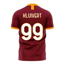 Roma 2020-2021 Home Concept Football Kit (Libero) - No Sponsor (KLUIVERT 99)