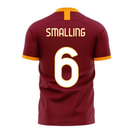 Roma 2020-2021 Home Concept Football Kit (Libero) - No Sponsor (SMALLING 6)