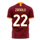 Roma 2020-2021 Home Concept Football Kit (Libero) - No Sponsor (ZANIOLO 22)