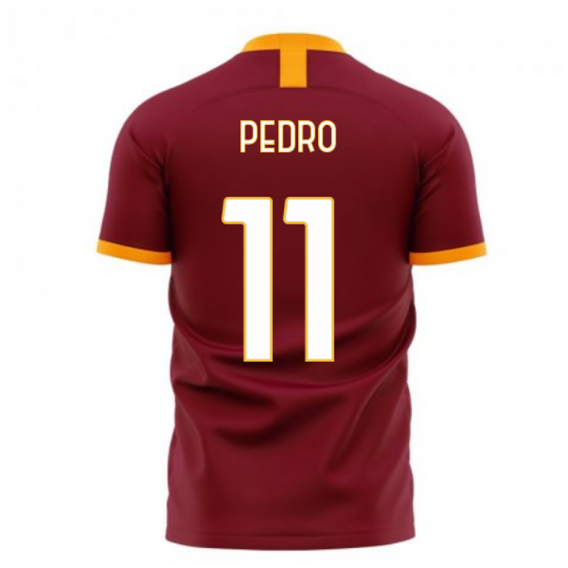 Roma 2020-2021 Home Concept Football Kit (Libero) (PEDRO 11)