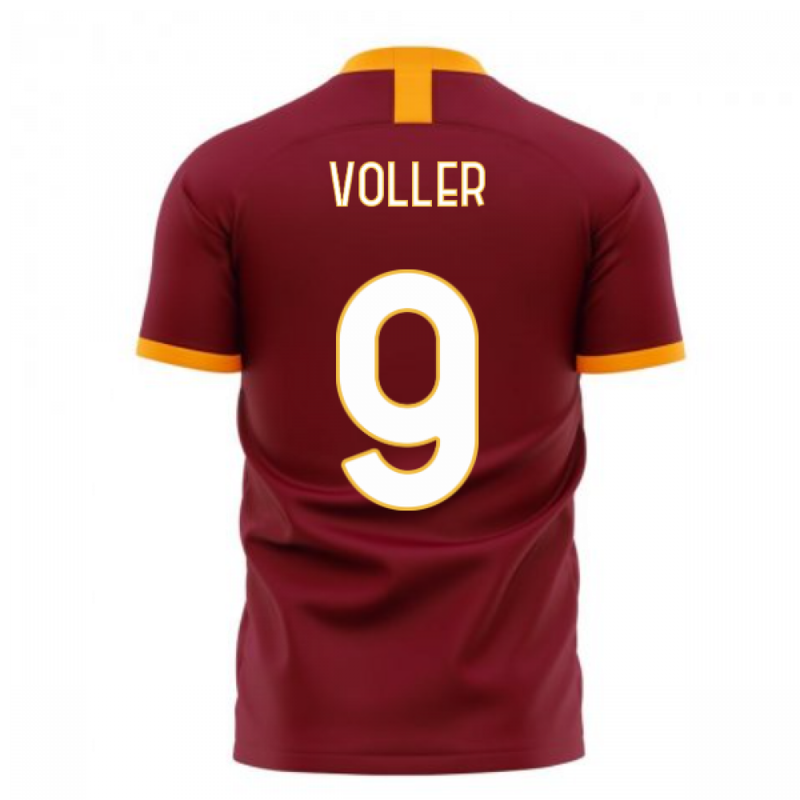 Roma 2020-2021 Home Concept Football Kit (Libero) (VOLLER 9)