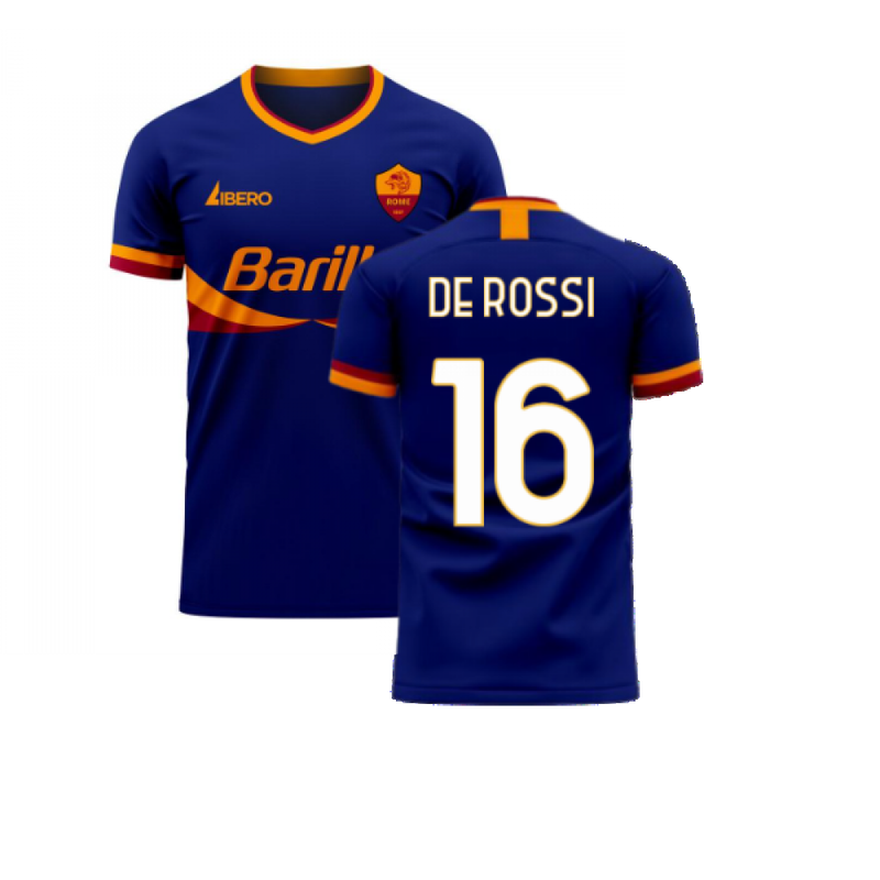 Roma 2020-2021 Third Concept Football Kit (Libero) (DE ROSSI 16)