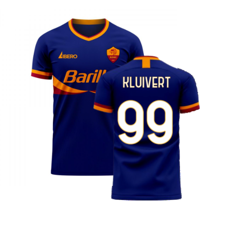 Roma 2020-2021 Third Concept Football Kit (Libero) (KLUIVERT 99)