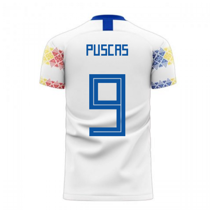 Romania 2020-2021 Away Concept Football Kit (Libero) (PUSCAS 9)