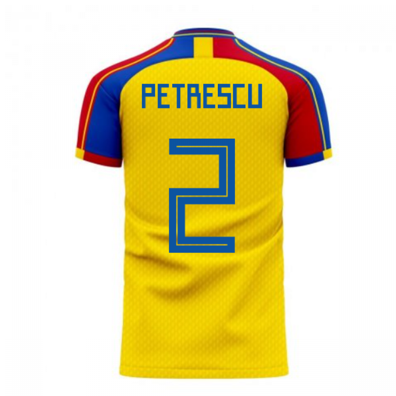 Romania 2020-2021 Home Concept Football Kit (Libero) (PETRESCU 2)