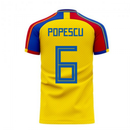 Romania 2020-2021 Home Concept Football Kit (Libero) (POPESCU 6)