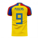 Romania 2020-2021 Home Concept Football Kit (Libero) (PUSCAS 9)
