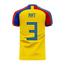 Romania 2020-2021 Home Concept Football Kit (Libero) (RAT 3)
