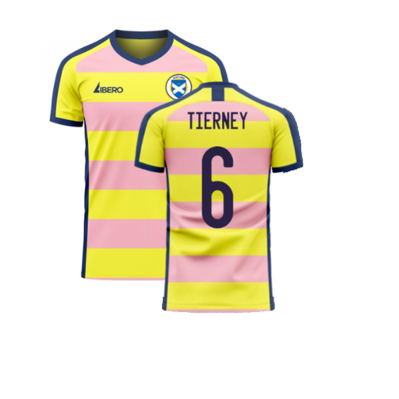 Scotland 2020-2021 Away Concept Football Kit (Libero) (TIERNEY 6)