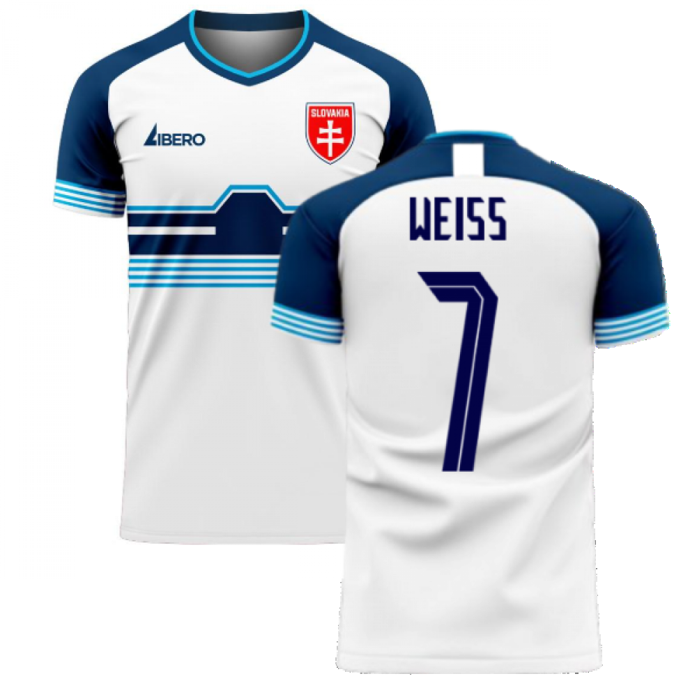 Slovakia 2022-2023 Home Concept Football Kit (Libero) (WEISS 7 ...