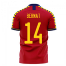 Spain 2020-2021 Home Concept Football Kit (Libero) (BERNAT 14)