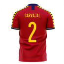 Spain 2020-2021 Home Concept Football Kit (Libero) (CARVAJAL 2)