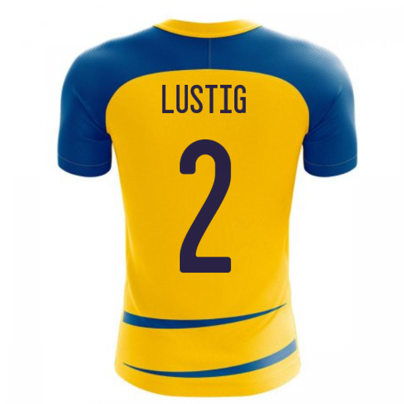 Sweden 2020-2021 Home Concept Football Kit (Airo) (LUSTIG 2)