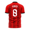 Turkey 2020-2021 Home Concept Football Kit (Libero) (KOKCU 8)