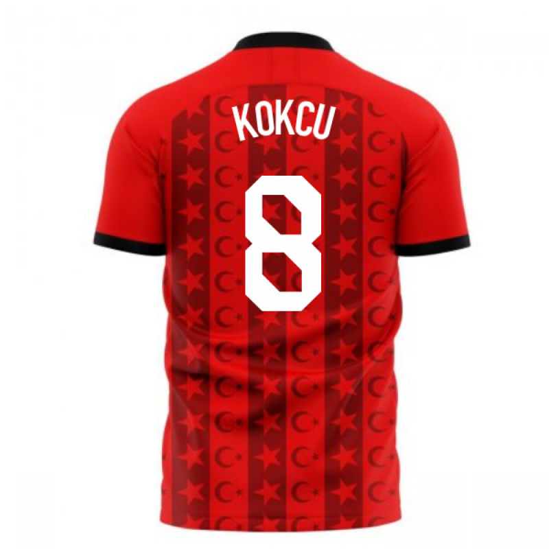 Turkey 2020-2021 Home Concept Football Kit (Libero) (KOKCU 8)
