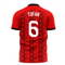 Turkey 2020-2021 Home Concept Football Kit (Libero) (TUFAN 6)