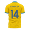 Ukraine 2020-2021 Home Concept Football Kit (Libero) (KHARATIN 14)