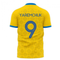 Ukraine 2020-2021 Home Concept Football Kit (Libero) (YAREMCHUK 9)
