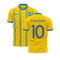 Ukraine 2020-2021 Home Concept Football Kit (Libero) (Your Name)
