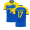 Ukraine Stop War Concept Football Kit (Libero) - Blue (ZINCHENKO 17)