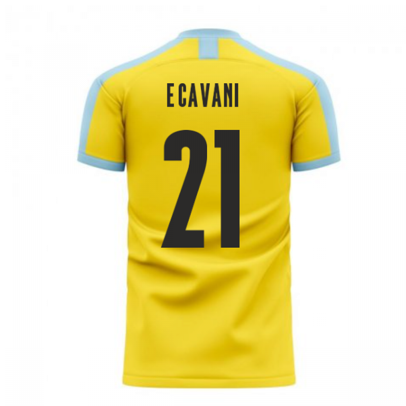 Uruguay 2020-2021 Away Concept Football Kit (Libero) (E.CAVANI 21)